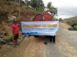 Dropping air bersih ke Dusun Wonosari Desa Jurangjero