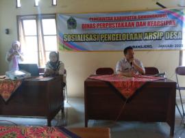 SOSIALISASI PENGELOLAAN ARSIP DESA 