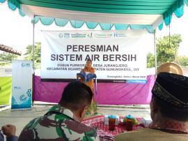 PERESMIAN SISTEM AIR BERSIH PADUKUHAN PURWOREJO