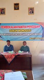 Pembekalan panitia pengisian Dukuh Wonosari