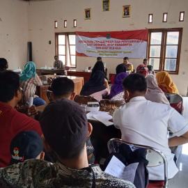 Sosialisasi penjaringan dan penyaringan Staf Kalurahan