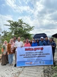 Droping air bersih